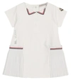 MONCLER BABY STRETCH-COTTON DRESS,P00531610