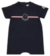 MONCLER BABY COTTON ONESIE,P00543227