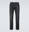 Acne Studios Max Stay Cotton Denim Jeans In Black