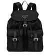Prada Nylon Backpack In Black