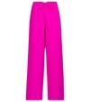 VALENTINO WIDE-LEG SILK CADY trousers,P00532146