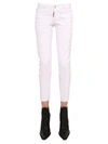Dsquared2 Jennifer Cropped Jeans In White In White
