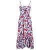 A.l.c Emilia Floral Cotton Blend Sundress In Blue