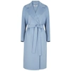 MAX MARA ARIA LIGHT BLUE WOOL COAT,3969548