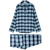 DEREK ROSE KELBURN CHECKED BRUSHED COTTON PYJAMA SET,3969518