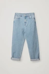 Cos Tapered Ankle-length Jeans In Blue