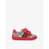 GUCCI NEW ACE VL GG CANVAS TRAINERS 4-8 YEARS,R03663544