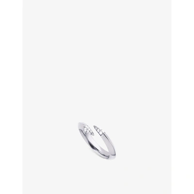 Shaun Leane Open Sterling Silver And 0.12ct Diamond Ring