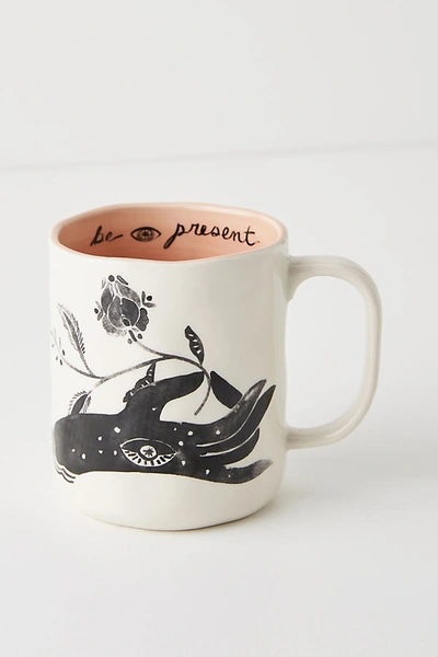 Anthropologie Hestia Mug By  In Pink Size Mug/cup