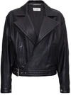 SAINT LAURENT PLONGE CLASSIC LEATHER JACKET