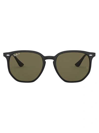 Ray Ban Tinted Geometric-frame Sunglasses In Black
