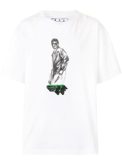Off-white Graphic-print T-shirt In White