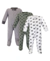 TOUCHED BY NATURE TOUCHED BY NATURE BABY BOY ORGANIC SLEEP AND PLAY 3 PACK
