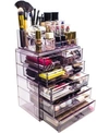 SORBUS COSMETIC MAKEUP AND JEWELRY STORAGE CASE