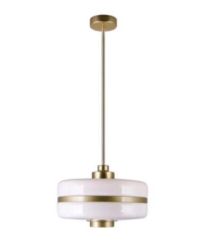 Cwi Lighting Elementary 1 Light Down Pendant In Gold