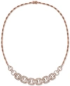 EFFY COLLECTION EFFY DIAMOND LINK 15" COLLAR NECKLACE (2-1/10 CT. T.W.) IN 14K ROSE GOLD