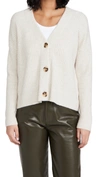 Madewell Secret Santa Cropped V Neck Cardigan In Sunfaded Mint
