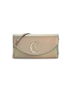 Christian Louboutin Women's Loubi54 Iridescent Leather Clutch In Gold