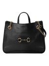 Gucci 1955 Horsebit Medium Tote Bag In Black