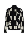 AKRIS PUNTO ABSTRACT KNIT CASHMERE CARDIGAN,400012503578