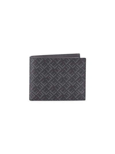 Alfred Dunhill Signature Leather Billfold Wallet In Black