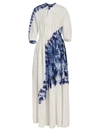 PROENZA SCHOULER TIE-DYE LINEN-BLEND MAXI DRESS,400013572491