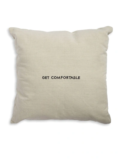Kate Spade Words Of Wisdom Get Comfortable Decorative Pillow In Natural