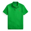 Polo Ralph Lauren Mesh Polo Shirt In Golf Green/c3838