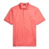 Polo Ralph Lauren Cotton Mesh Solid Classic Fit Polo Shirt In Highland Rose Heather