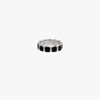 TOM WOOD STERLING SILVER CUSHION BAND POLISHED ONYX RING,R75CBMBO01S92516081466