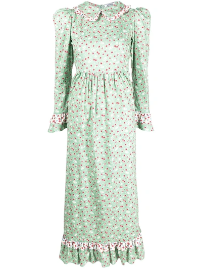 Batsheva Ruth Maxi Dress In Green