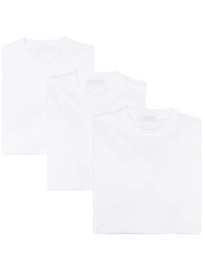Prada Cotton Jersey T-shirt Three-pack