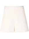 VALENTINO TAILORED SHORTS WITH PLAIT-BELT DETAIL