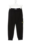 Stone Island Pants  Junior Kids Color Blue In Black