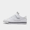 Nike Court Legacy Baby/toddler Shoes In White,black,white