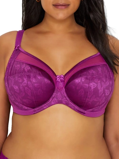Goddess Petra Side Support Bra In Magenta