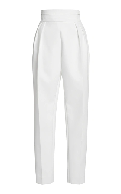 Khaite Women's Connelly High-rise Cady Pants In White,black