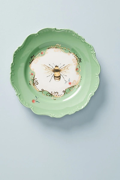 Lou Rota Nature Table Dessert Plate In Green