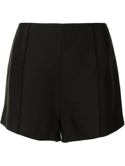 Macgraw Poet Pleat-detail Shorts In Black