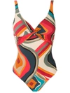 Lygia & Nanny Adriana Printed Swimsuit In Multicolour