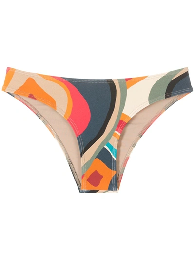 Lygia & Nanny Waikiki Printed Bikini Bottom In Multicolour