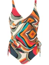 Lygia & Nanny Bruma Printed Tankini In Multicolour