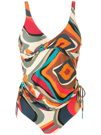 Lygia & Nanny Bruma Printed Tankini In Multicolour