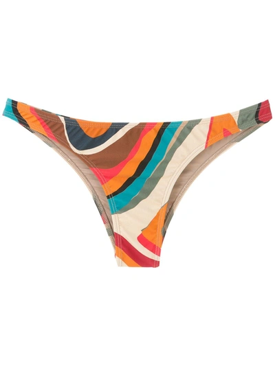 Lygia & Nanny Poipu Printed Bikini Bottom In Multicolour