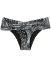 Lygia & Nanny Jasper Printed Bikini Bottom In Black