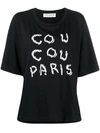 ETRE CECILE COU COU PARIS 印花T恤