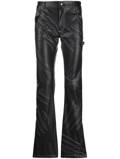 Formy Studio Claw-stitched Trousers In Black