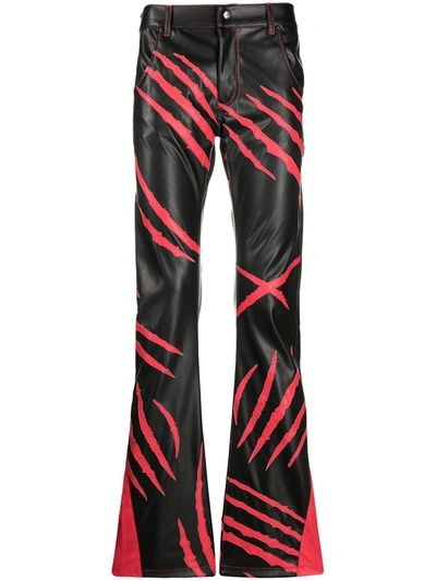 Formy Studio Claw-print Trousers In Black
