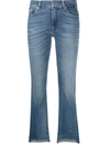 7 FOR ALL MANKIND CROPPED KICK-FLARE JEANS