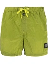 STONE ISLAND LOGO-PATCH DRAWSTRING-WAIST SWIM SHORTS